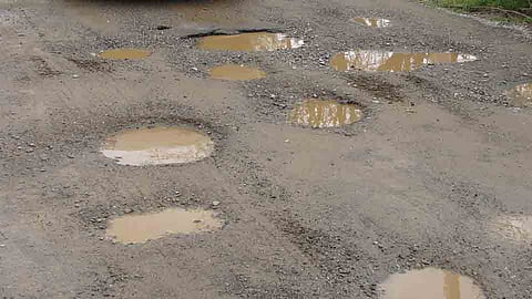 There are lot of hole on road of mumbai goa highway