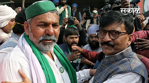 gazipur border sanjay raut rakesh tikait