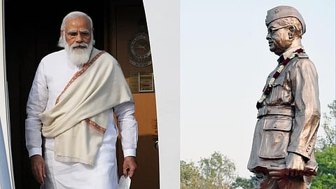 pm modi in netaji subhashchandra bose jayanti