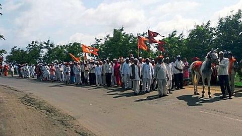 इंदापूर - संत चांगावटेश्वर महाराजांचा पालखी सोहळा.