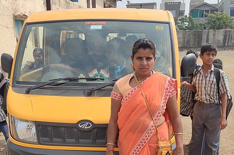 Story of school bus driver Seema Waghmode