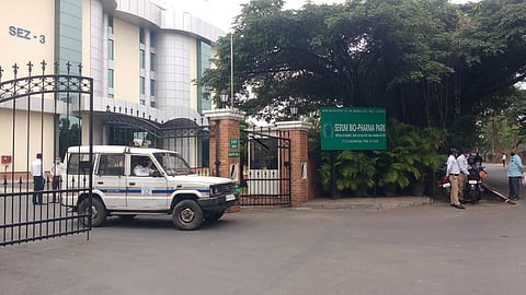 Strict security from Pune Police at Serum Institute since morning for PM Vaccine Centres Visit