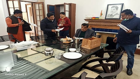 Union Roads and Highways Minister Nitin Gadkari has approved a proposal of Rs 500 crore for concreting and strengthening of Nagar Shirdi. 2.jpg