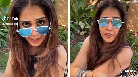 Genelia d'souzas new tik tok video gone viral