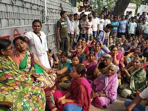 dipnagar wife strike