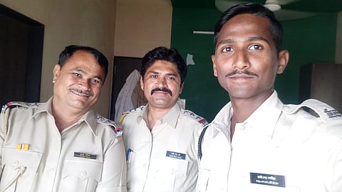 jalgaon police inspector uncle andnephew on duty in malegaon