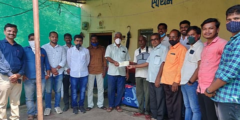 Financial assistance to the staff of Kanhur Plateau Gram Panchayat