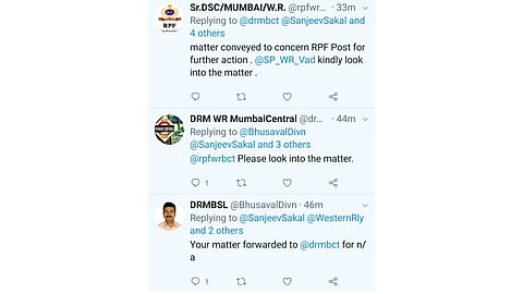 'ई-सकाळ'च्या 'ट्विट'ची रेल्वे प्रशासनाकडून दखल