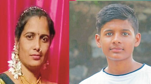 The son and mother passed the matriculation examination