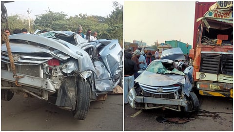 accident pune- aurangabad highway