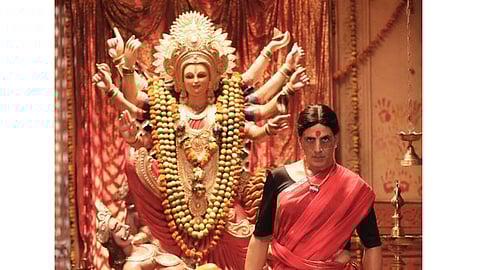 Akshay Kumar releases poster of Laxmmi Bomb draping a read sari