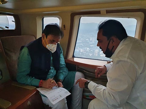 अमळनेरच्या स्वतंत्र पोलीस ठाण्याला गृहमंत्र्यांनी हेलिकॉप्टरमधे दिला ग्रीन सिन्गल !