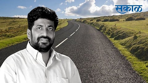 Akola Marathi News Roads under the control of Zilla Parishad to the construction department