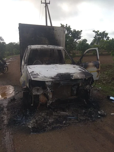 Vehicles set on fire in Belgaum on suspicion of transporting beef