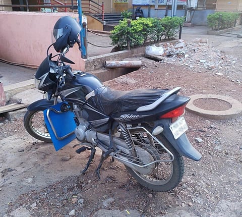 The bike had been parked on Club Road for more than two and a half months