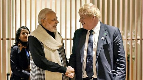 boris johnson & pm modi