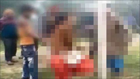 love couple tied with pegs after naked in banswara rajasthan