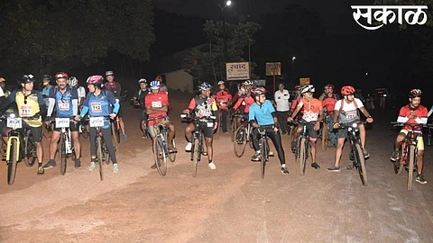 the cyclothon organised gold medal won by vikrant alekar in ratnagiri