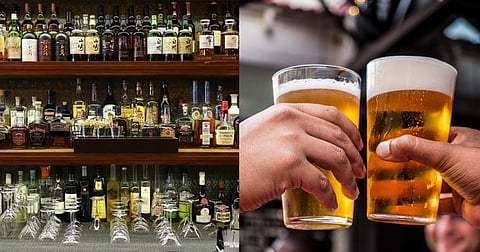 a limited stock of alcoholics will be distributed in belgum