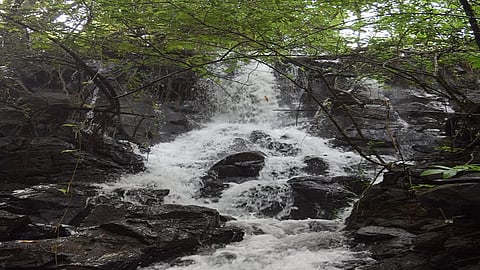 tourisim verul Hard waterfall in Lanza taluka of Ratnagiri district