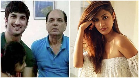 sushant father rhea