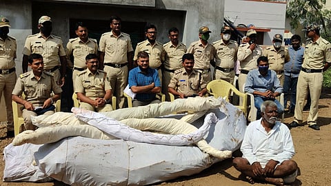 131 kg of cannabis seized in athani belgaum