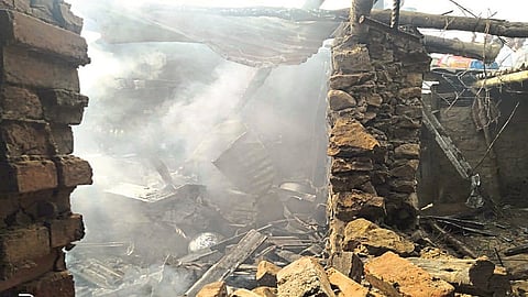 gas cylinder explosion