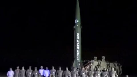 Pakistan test fires surface to surface ballistic missile Ghaznavi
