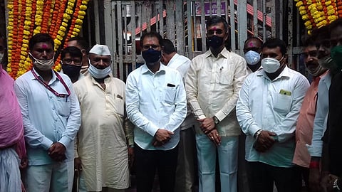 Minister of State for Home Affairs Shambhuraj Shri Jyotiba temple meet