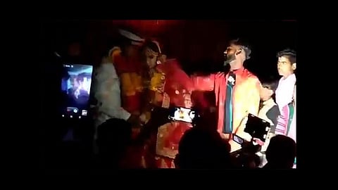 youth slapped bride than man beatten from people in wedding at haridwar