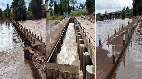 Hiranyakeshi River Has Five Dams In Four Kilometers Kolhapur Marathi News