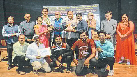 Chandgad's "Pause" One-Act Play First In The State Level competition Kolhapur Marathi News