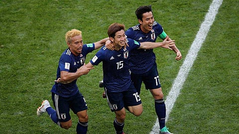 Japan-Senegal football match tie