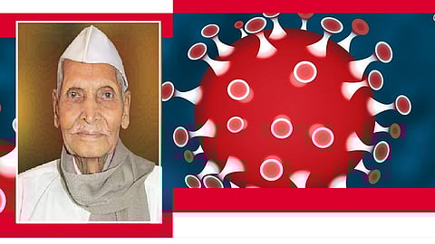 hundred year's grandfather overcame Corona in mangale - sangali