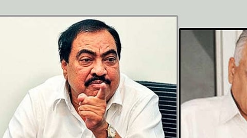 Eknath Khadse and Suresh Jain