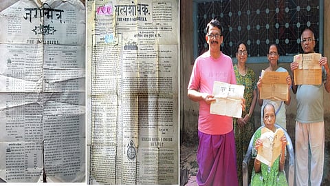 Newspapers from 145 years ago found in Kankadi sakharpa ratnagiri