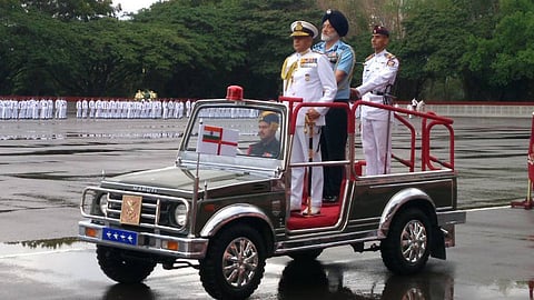 navy chief sunil lanba in NDA passing out parade