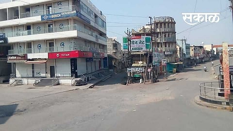 market not open in 8 days of lockdown in amravati