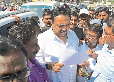 Water movement in Krishna river today
