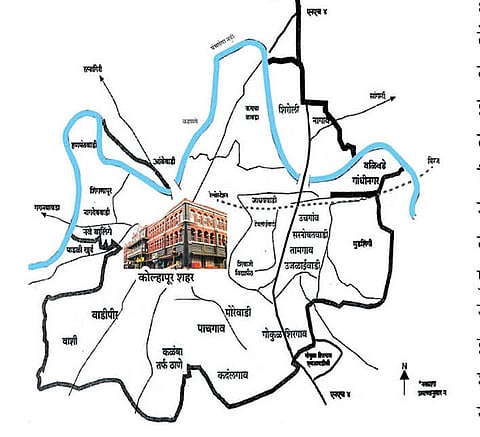 political leader of kolhapur attention on the topic of kolhapur boundary in kolhapur