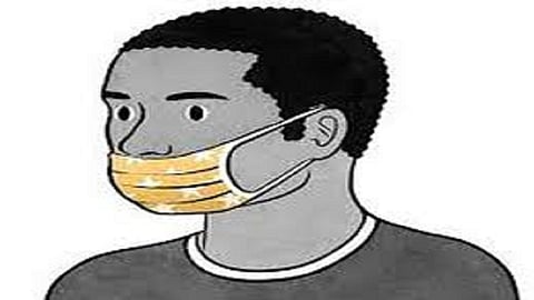 Decision of Shiroli Gram Panchayat action against those without masks