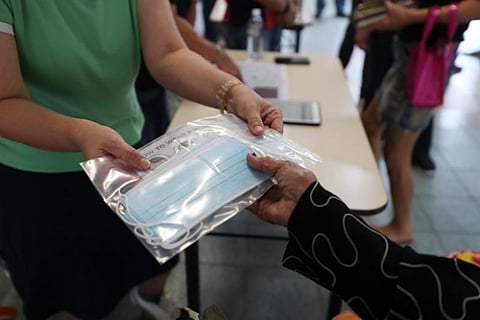 Now the distribution of masks along with the recovery of fines