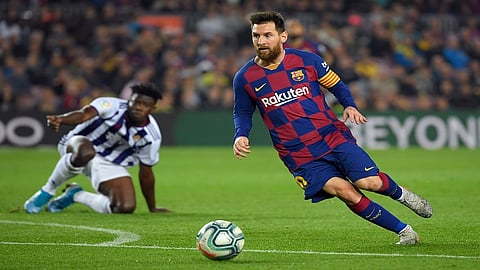 लिओनेल मेस्सीने बार्सिलोनाच्या विजयात निर्णायक कामगिरी बजावली