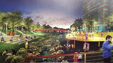 Nag River beautification's French model disappeared