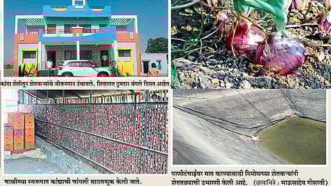 प्रयोगशील कांदाशेतीत अोळख मिळवलेले निमोण