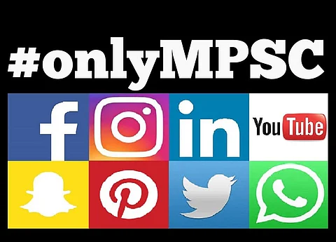 Youth slogan only MPSC on social media