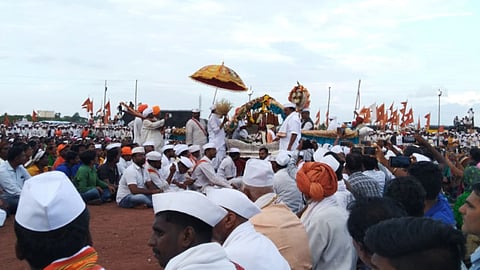 wari 2019 : माउलींच्या पालखीचे फलटणला स्वागत