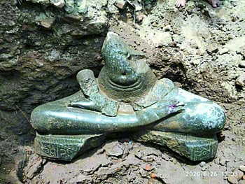 stone statue found