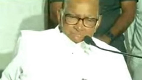 press conference in kolhapur of sharad pawar discussion various question in kolhapur