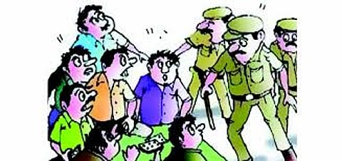 Gambling police action